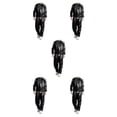 thumbnail image 1 of yingyy 1/2/3/5 Maison Salon Spa Sauna Combinaison Course Exercice Mise en Forme Veste de Survêtement Réutilisable Lavable PVC Combinaisons de Sport Noir TG 5 Pcs, 1 of 6
