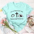 thumbnail image 4 of LUOGENLI T-shirts pour Femme pour Femmes T-Shirt Décontracté à Imprimé de Lettres Col Rond Manches Courtes T-Shirt Plusieurs Couleurs Tee T-shirts Femmes Blanc Fête de la Saint-Patrick Vert Menthe P, 4 of 5