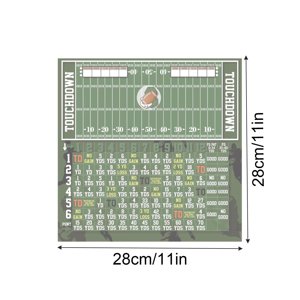Board Game Table Portable Football Dice Game Wooden Table Game Dice Games for Families