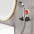 thumbnail image 4 of TIMIFIS Massage Ceinture Support de Douche à Ventouse Réglable Support de Pomme de Douche Support Mural Pomme de Douche à Main Support de Baguette Fixation à Forte Aspiration Sans Perçage Pomme de Douche Essentiels pour Appartement, 4 of 6