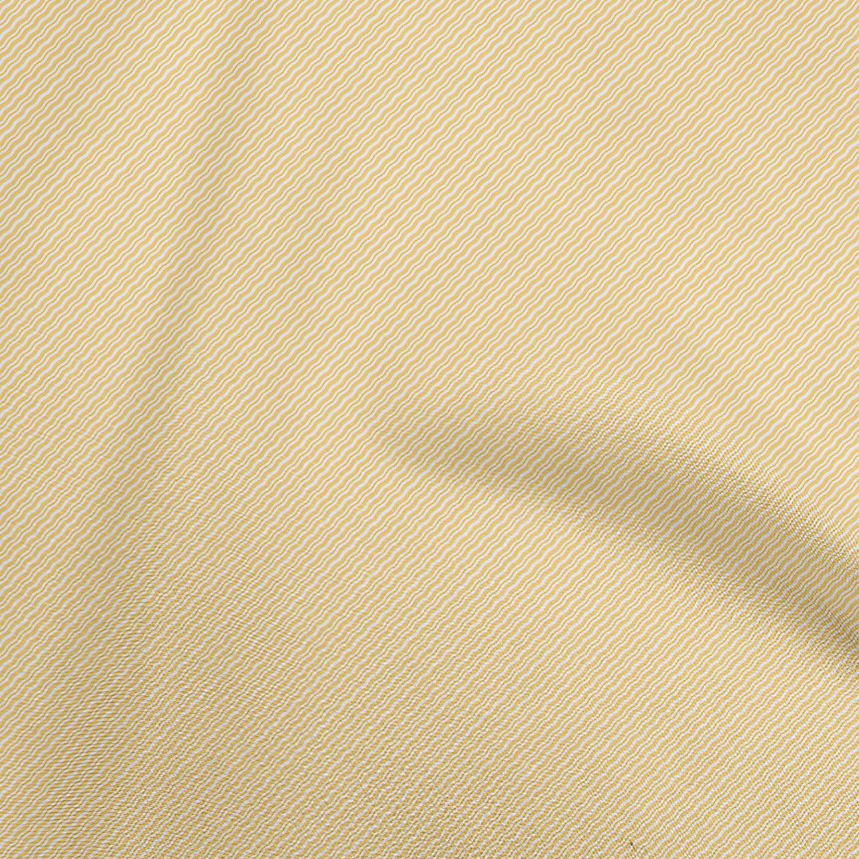 oneOone Rayon Yellow Fabric Diagonal Fabric For Sewing Printed Craft Fabric By The Yard 56 Inch Wide