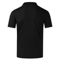 thumbnail image 2 of CFLVAEK Women's Business Shirts 3 Button Short Sleeve Summer Tops Dressy Work Collared Formal Tee, 2 of 4