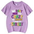 thumbnail image 5 of WEIYLL T-Shirts Graphiques pour Filles Lettres Imprimées Col Rond Manches Courtes T-Shirts Décontractés pour Enfants de 10-11 Ans, 5 of 5