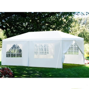 Gymax 10'x20' Heavy Duty Canopy Party Gazebo Cater Event Wedding TentW/Side Walls