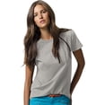 thumbnail image 1 of Hanes ComfortSoft T-Shirt à Col Rond en Jersey Coupe Décontractée pour Femmes, m, Acier Pâle, 1 of 3