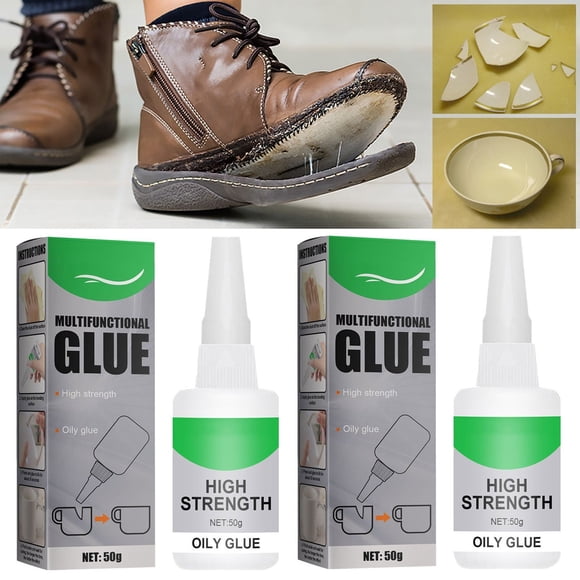 Tool Series 2PCS Welding High Strength Oily Glue Multi Purpose Strong Glue Instant Bonding Strong Adhesion For Metal Wood Multifunctional Glue(50ml)