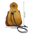 thumbnail image 4 of Gkeoshab Tool Bag Drawstring Leather DND Dice Bag Role Playing Game Dice Soft Foldable And Storage Bag For D&D Dice Jewelry Keys And Other Small Accessories Home & Garden, 4 of 5