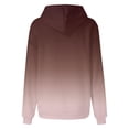 thumbnail image 4 of Timegard Chandails Molletonnés pour Femmes Grande Taille, Chandails à Capuchon à Fermeture Éclair, Chandail à Enfiler, Couleur Dégradée, Automne, Décontracté, Coupe Ample, 4 of 4