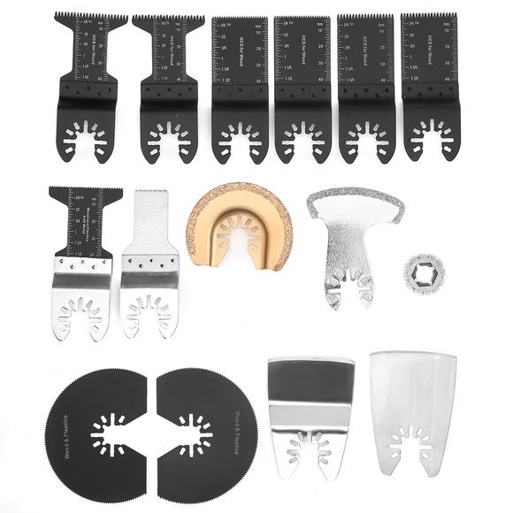 Oscillating Multi Tool, Convenient Compact Sturdy Wood Cutting Kit, General Purpose For Wood Soft Metal Plastic