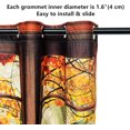 thumbnail image 5 of Nature Curtains - Landscape Theme Lake Forest Trees Mountains Blue Sky Clouds Scenery Scene Print Pattern Grommet Light Filtering Window Drapes for Bedroom Living Room 2 Panels 52 x 63 Inch, 5 of 5