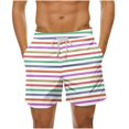 thumbnail image 2 of LSLJS Men's Summer Loose Beach Shorts Pocket Swimming Pants, Beach Shorts, 2 of 6