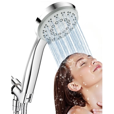 Hodvit Handheld Showerhead for Bathing 5 Spray Modes with 5 ft Stainless Steel Hose,Chrome