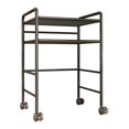 thumbnail image 2 of veasfak Cat Food Can Storage Cart Metal Shelf above Litter Box Rolling Storage Stand Large, 2 of 9