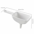 thumbnail image 3 of Oleegame 2PC Kitchen Funnel Washable Multipurpose Funnel For Liquid Oils Dry Ingredients White, 3 of 9