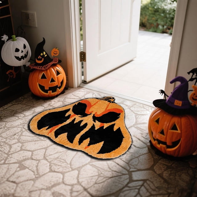 Carpet Category Product Title Halloween Bath Mat For Bathroom Cute Rug Water Absorbent Shower Bedroom Bathtub Washable Area Bathroom Rugs Funny Rugs Washable Soft