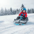 thumbnail image 3 of Conquest Speedster Steerable Snow Sled - Blue, 3 of 5