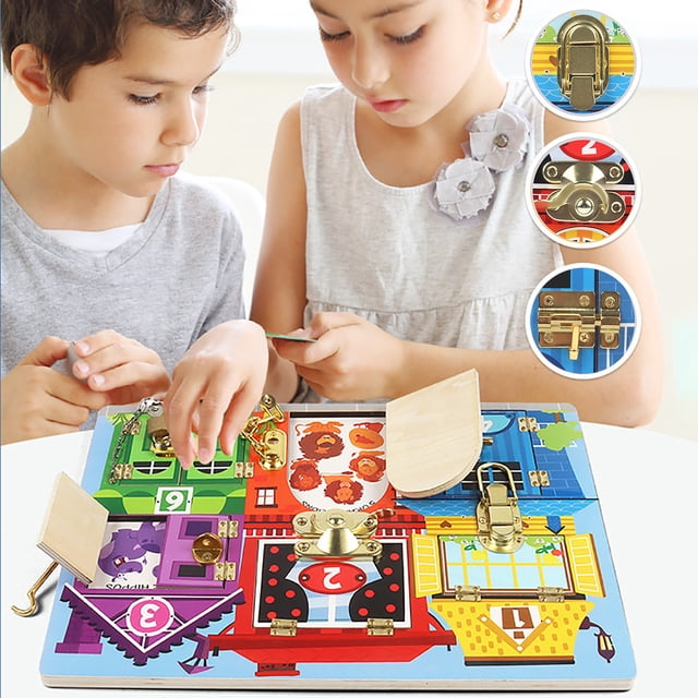 Planche d'Activités pour Enfant de 1 An – Planche Montessori - Planche Sensorielle pour Tout-Petit