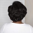 thumbnail image 3 of Pixie Cut  Human Hair  Short Curly Human Hair  For Women Straight Bob, 3 of 7