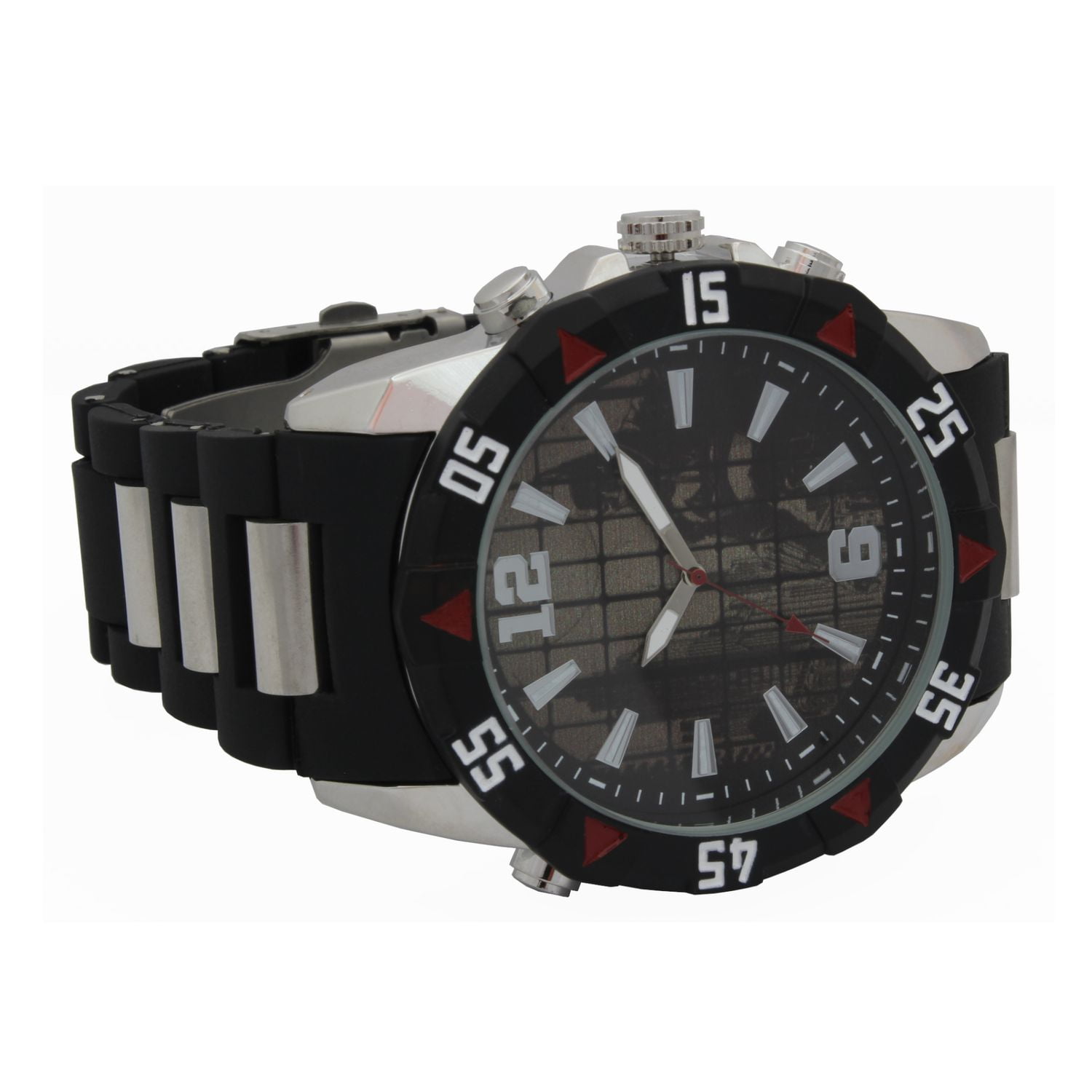 Adult Spiderman Black Metal Bracelet Watch
