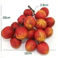 thumbnail image 2 of Artificial Fruit, Lifelike Decorative Fruits, Artificial Blueberries Simulation Lychee Longan Fake Grapes for Home Kitchen Wedding Office Party Decor, Photography Props, 2 of 7