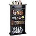 thumbnail image 3 of Nouva Media Storage Cabinet-DVD, CD, Blue-Rays, 5 Adjustable Shelves Hutch Cabinet, Games DVD Storage Tower Shelf Rack Standing Shelves, 3 of 4