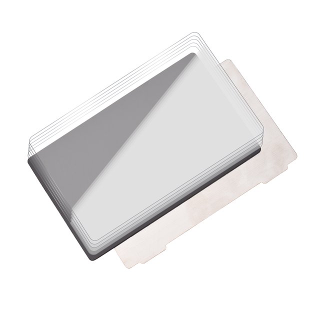 Yeacher 138*85mm Removal Spring Steel Flexible Build Plate Sheet Compatible with 3D Printer Creality Ld-002H