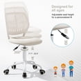 thumbnail image 4 of Homy Casa Tabouret Ergonomique d'Échantillonnage Pivotant Réglable avec Contrôle de Hauteur et Base Roulante pour Laboratoires, Essais de Recherche et Espaces de Travail Cliniques, 4 of 5