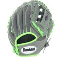 thumbnail image 2 of Franklin Sports Teeball Infinite Web/Shok-Sorb Combo Series Fielding Left Hand Glove, 10.5-Inch, Graphite/Lime, 2 of 7
