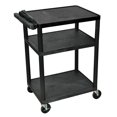 thumbnail image 1 of Luxor 3 Shelf Endura Presentation Station- Black, 1 of 4