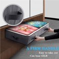 thumbnail image 1 of Vaidha Size Bed Storage Bag With Zipper Transparent Window Clothes Quilt Blanket Bedding Storage Bag, 1 of 1