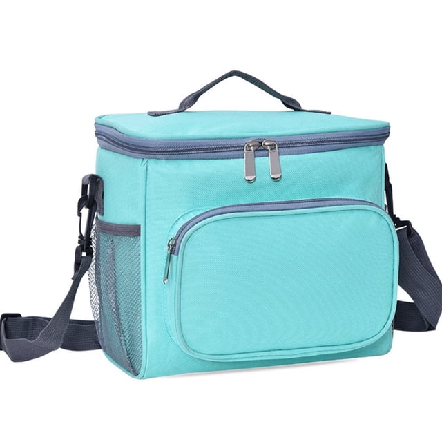 YOPTOP Grand Sac à Lunch Isolé 10 L Réutilisable Étanche Boîte à Lunch pour Adultes Hommes Femmes Sac à Lunch, Vert