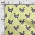 thumbnail image 2 of oneOone Cotton Flex Lime Fabric Rooster Cock Craft Projects Decor Fabric Printed By The Yard 40 Inch Wide, 2 of 4