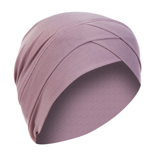 Penkiiy Turban pour Femmes, Couvre-Chef de Chimiothérapie, Chapeaux contre le Cancer, Bandeau, Turban Extensible, Bonnet, Bonnet de Nuit, Violet