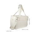 thumbnail image 2 of Raindrops Small Dog Carriers Canvas Beige Breathable 1Pack, 2 of 7
