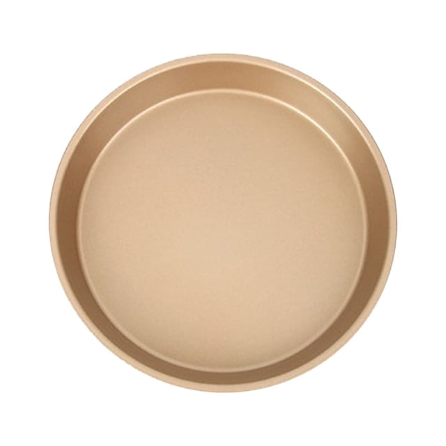 Dvkptbk Dining Plate Pizza Pan Nonstick Pizzas Tray Sheet Carbon Steel Pie Pan Baking Pans for Home Kitchen Bakeware Bread Cake Hand Made 10 Inch Kitchen Gadgets