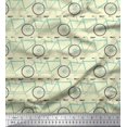 thumbnail image 1 of Soimoi Poly Georgette Fabric Bicycle Transport Print Fabric by Yard 42 Inch Wide, 1 of 2