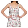 thumbnail image 4 of Moomaya Printed Sleeveless Long Maxi Dress Spaghetti Straps With Lace Trim, 4 of 6