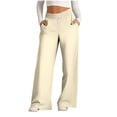 thumbnail image 1 of Simua Pantalon Grand Femme Taille Haute Mode Décontracté Pantalon Palazzo, 1 of 4
