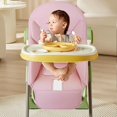 thumbnail image 2 of HSHDLDF Housse de Chaise de Salle à Manger pour Bébé / Coussins de Chaise de Salle à Manger en Cuir PU / Housse de Coussin de Chaise Haute, Housse de Siège Confortable Multifonction pour Peg Perego, Cosmic Jané, Baoneo, Siesta Zero3, 2 of 7