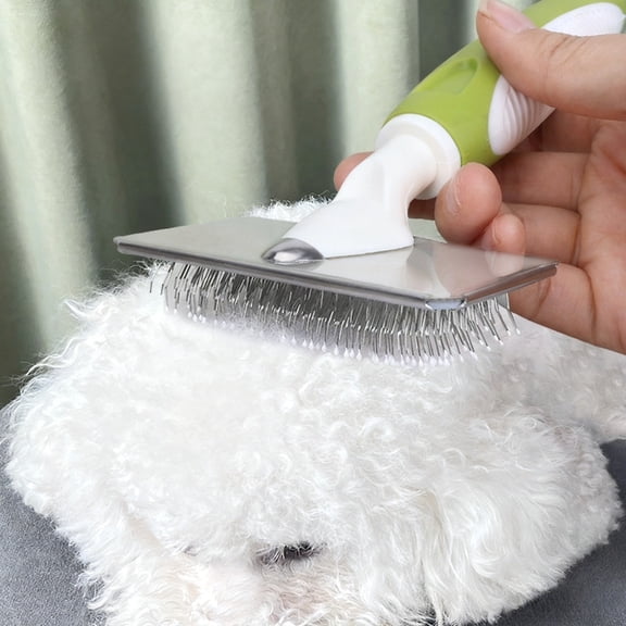 Sentmoon Dog Brushes Cats Grooming Supplies Pet Comb High Low Needle Comb Teddy Ca T Cleaning and Beauty Comb Knot Removal Floating Hair Comb Dog Comb