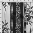 thumbnail image 4 of oneOone Tissu Polyester Spandex Noir Matériel de Robe Tropicale Tissu Imprimé Tissu au Mètre 56 Pouces de Large, 4 of 5