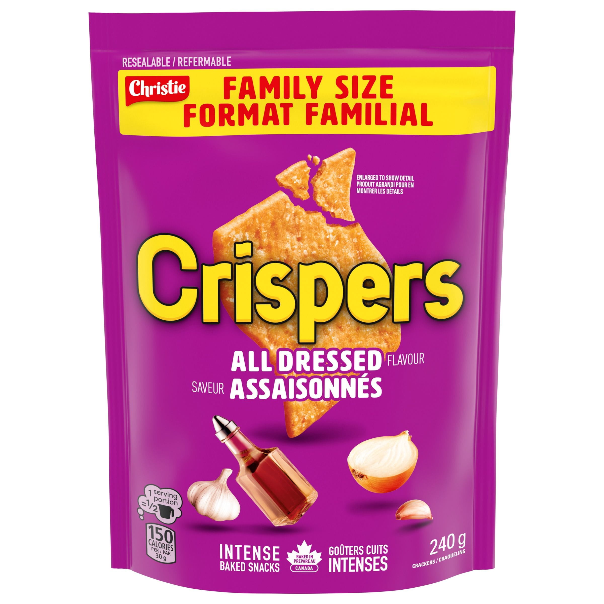 Crispers All Dressed Flavour Family Size Salty Snacks