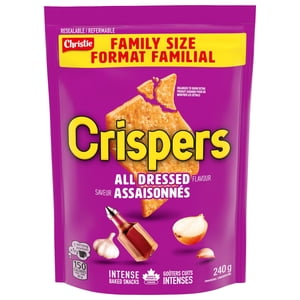 Crispers All Dressed Flavour Family Size Salty Snacks