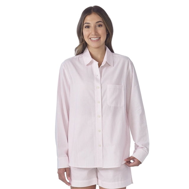 Secret vêtements de nuit Chemise classique oversize en popeline