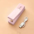 thumbnail image 2 of Mini Bag Sealer USB Rechargeable, 2-in-1 Portable Heat Seal and Cutter for Plastic Bags, Handheld Resealer for Snacks Food Storage, Camping and Travel, 2 of 5