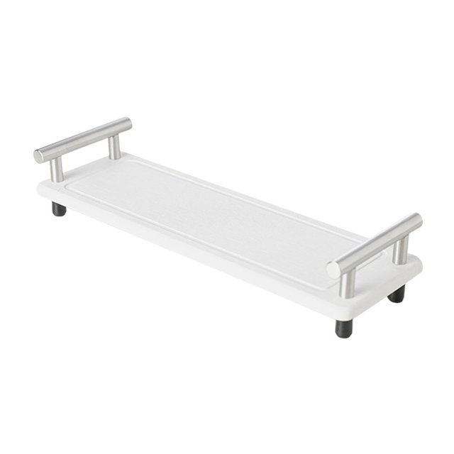 Kitchen Sink Organizer Waterproof Home Decor Countertop Nordic Versatile Counter white handle