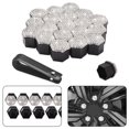 thumbnail image 2 of Sleek Design White Plastic and Rhinestone Wheel Lug Cap Set of 20 Pieces, 2 of 2