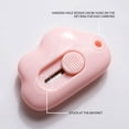 thumbnail image 3 of Amzcrzy Paper Cutter Mini Portable Box Cutter,Retractable Utility Knife, Diy Small Retractable Paper Knife, School Stationery Cute Paper Cutter for Packages, Letters and Cardb Desk Organizer, 3 of 7