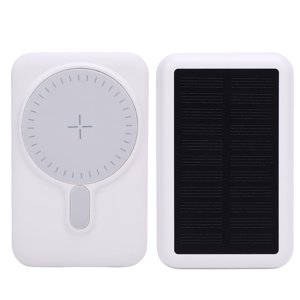 Solar Power Bank, Wireless Portable Charger Monocrystalline Silicon  for Camping