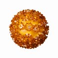 thumbnail image 2 of Novelty Lights LED 6in 50 Light Starlight Sphere, Orange, Ornament Ball Light, 5ft Hanging Cord with S Hook, 12ft Power Cord with Stackable Plug, Commercial Grade, 2 of 8